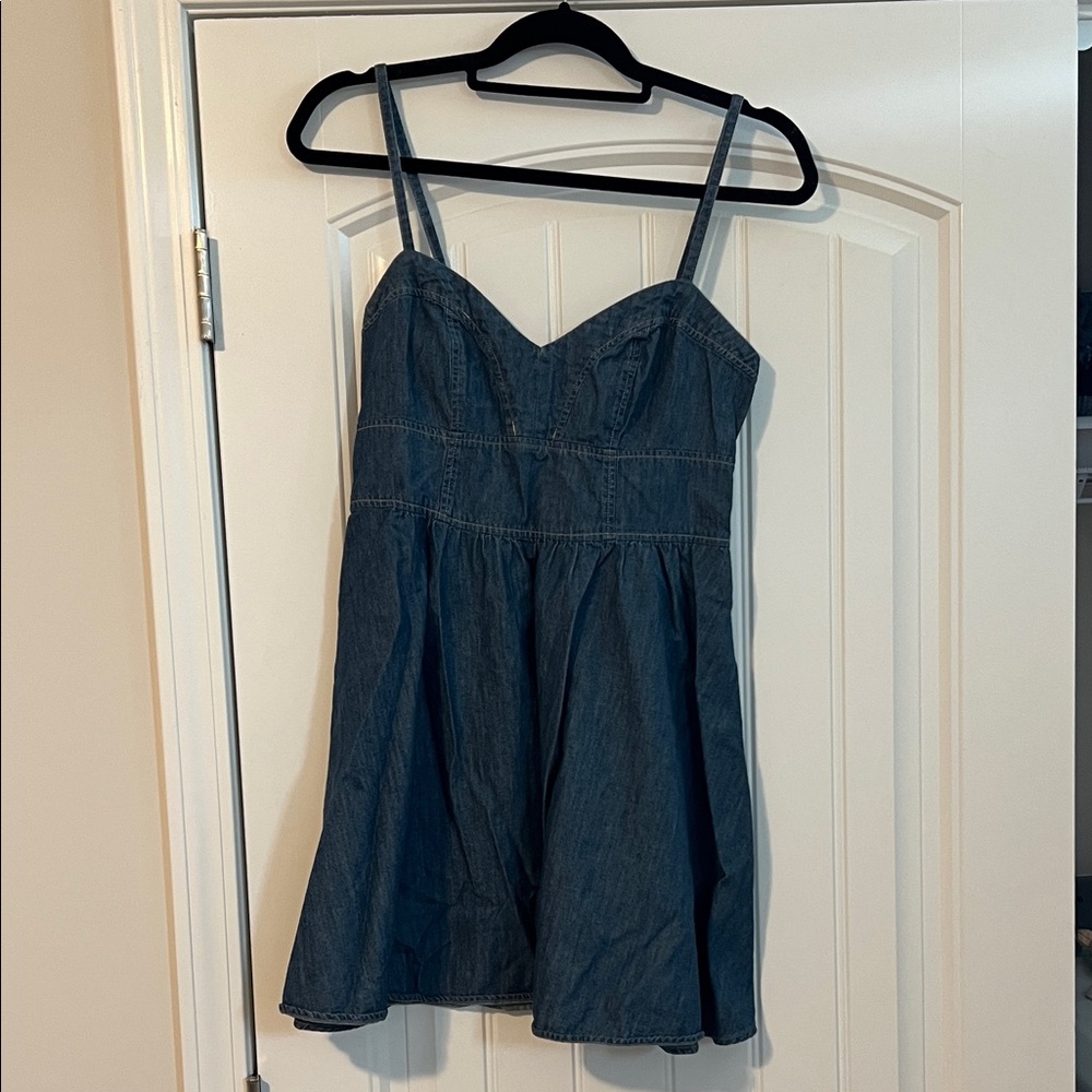Express Blue Denim Mini Dress